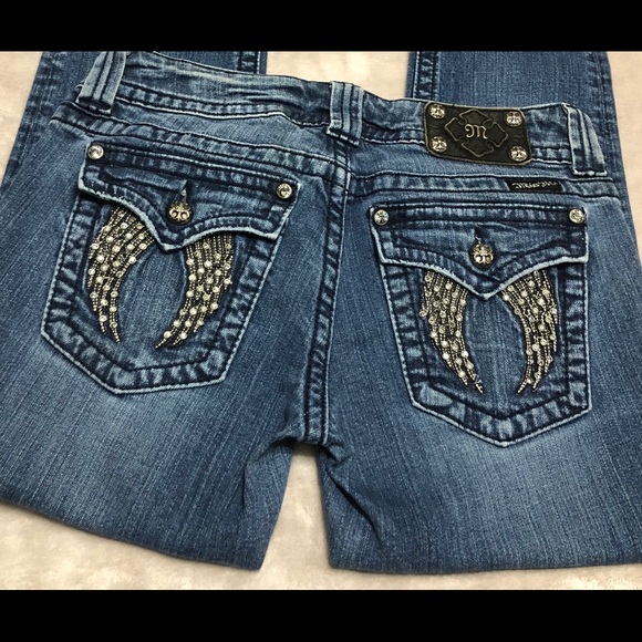 Miss Me Denim - Miss Me Skinny Jeans size 29 Embellished Wings